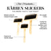 Chris Christensen Kärben Slicker Brushes. The brush that's "Just Right." Medium pins for medium-length coats. Pin length = 17mm. Ergonomic handle design. Crafted for groomers, handlers, and dog show enthusiasts. 