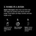 3. Work in Thin Layers: Apply 3 thin layers rather than one thick coat. Thin layers dry quickly, look natural, and last longer. Thick layers can flake, transfer, and take longer to dry. 1. Hold the can 6–8 inches from the coat and lightly mist. 2. Wait 15 seconds between layers. 3. Repeat: Continue layering until the desired effect is achieved.