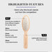 Highlighted features: here's why this brush stands out from the competition. #1 Ground pins available in three different lengths for varying coats: 20mm short-haired breeds. 27mm medium and long-haired breeds. 35mm for long-haired breeds. #2 Lightweight beechwood body and handle. 