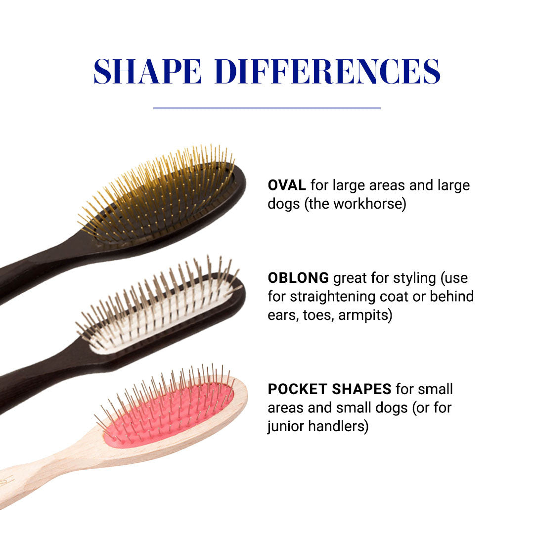 Pin Brush Shape Differences: 