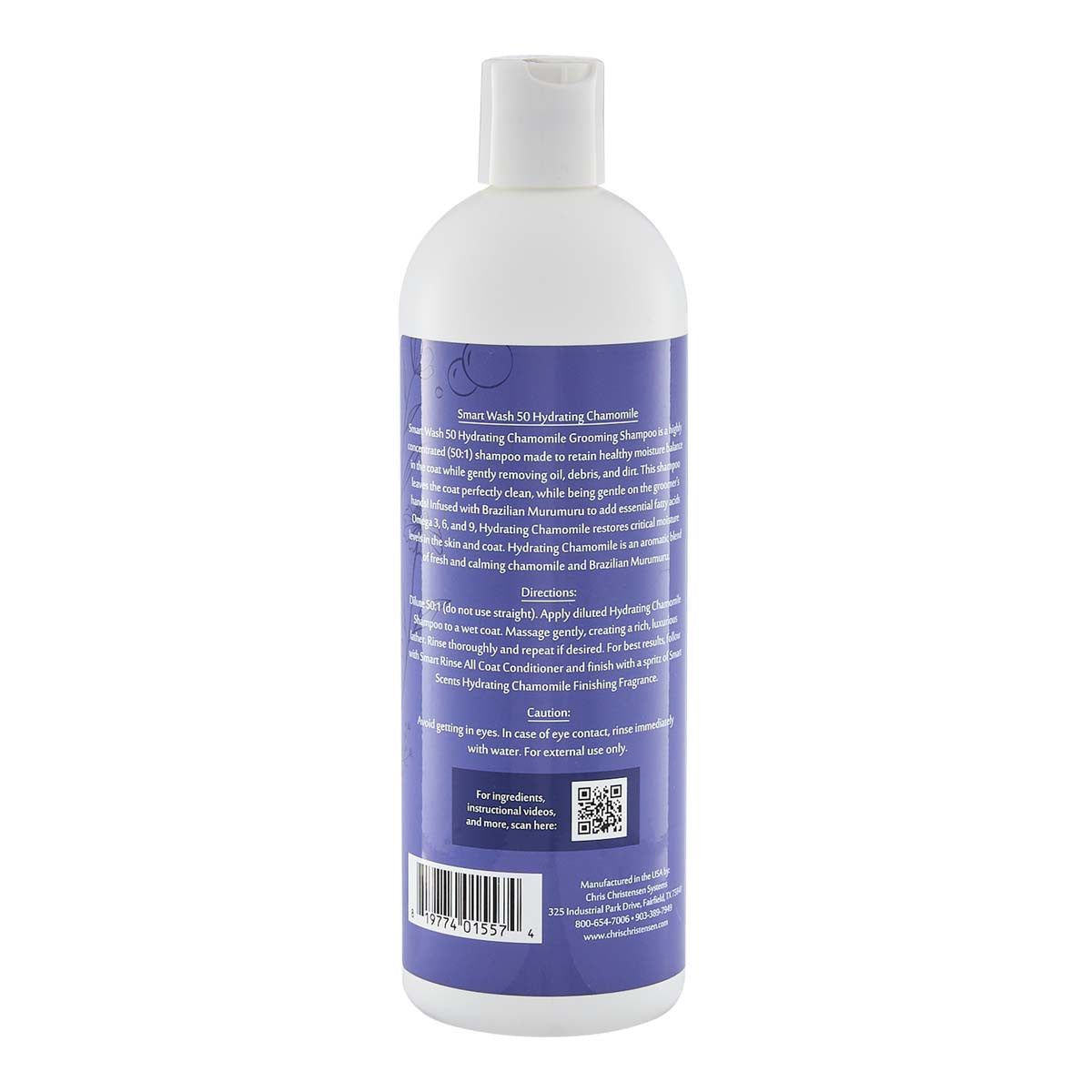 Chris Christensen SmartWash 50 Grooming Shampoo - Hydrating Blend 16oz Back